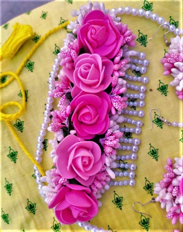 floral jewelry set